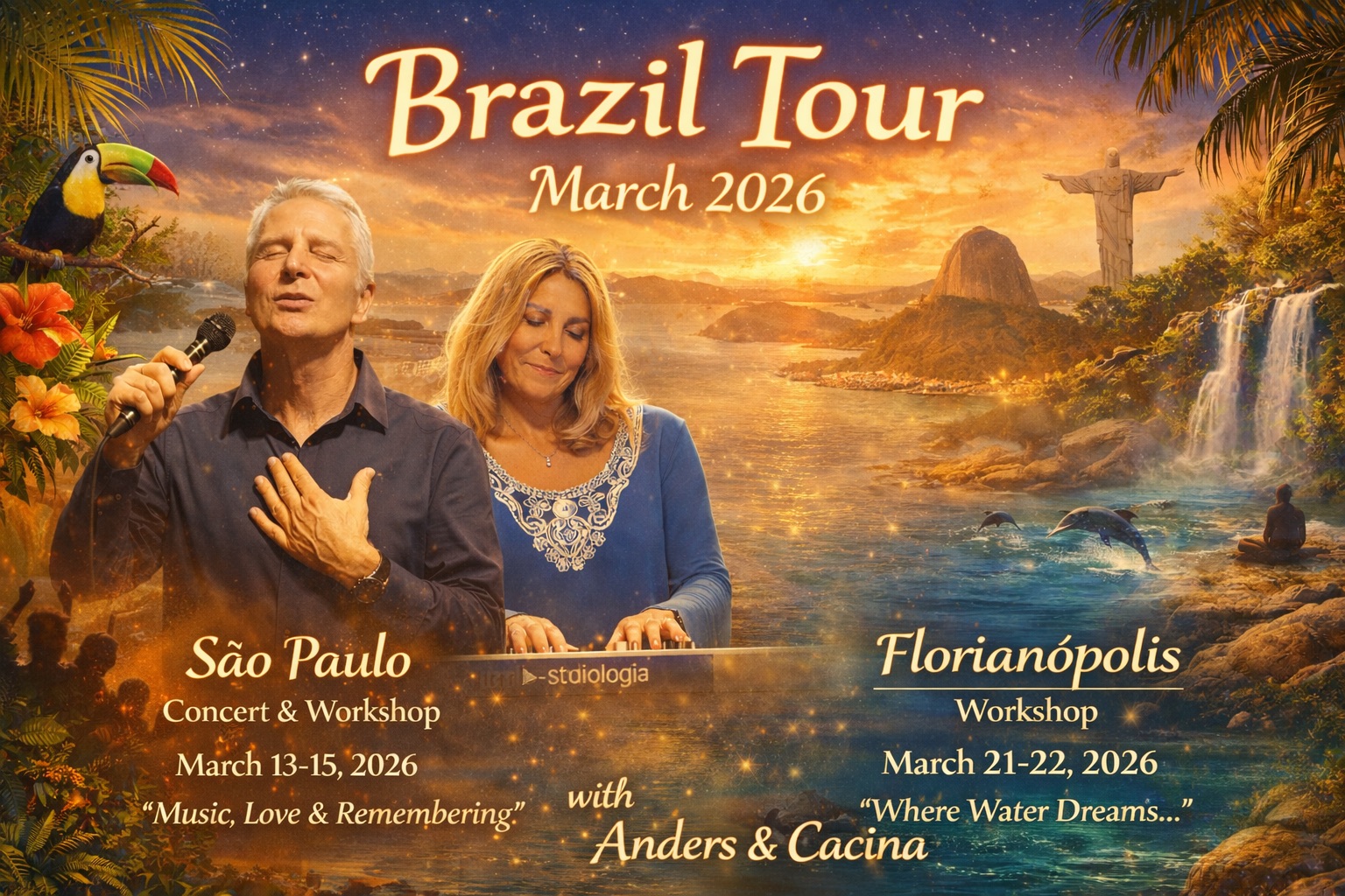 A&C Brazil Tour Poster 2026 (landscape)